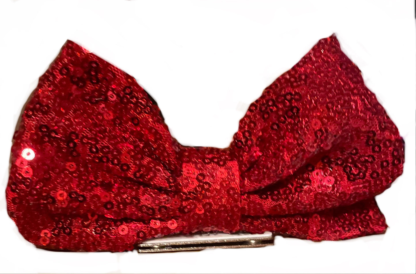 Red Sequin Magnet Bow