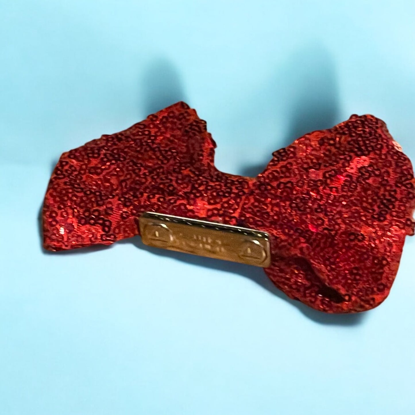 Red Sequin Magnet Bow